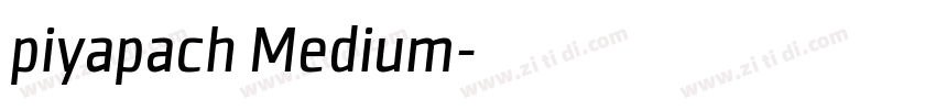 piyapach Medium字体转换